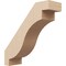 Ekena Millwork 3-inch W x 10-inch D x 10-inch H Copenhagen Rough Cedar Woodgrain TimberThane Knee Brace, Primed BRCUR03X10X10CHGRCPR - alternate 1